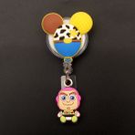 Luoxinguo Koyu Gri Komik Mickey Tarzı Disney Arkadaşlar Geri Çekilebilir Rozet Makara Hemşire Doktor Kart Tutucu Ofis Hastane Adı Kart Malzemeleri (Yurt Dışından)