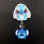 Luoxinguo Mavi Disney Karikatür Pvc Baymax Tarzı Geri Çekilebilir Rozet Makara Hemşire Doktor Kart Tutucu Ofis Hastane Adı Kart Malzemeleri (Yurt Dışından)