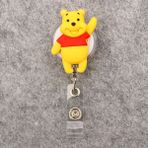 Luoxinguo Sarı Disney Karikatür Winnie The Pooh Geri Çekilebilir Rozet Makara Hemşire Doktor Kart Tutucu Ofis Hastane Malzemeleri Erkek Kız Isim Kartı (Yurt Dışından) - Renkli - Badge Holder & Accessories