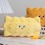 Luoxinguo Sarı Kalem Kutusu Kızlar Için Kawaii Büyük Kapasiteli Peluş Kurabiye Kalem Çantaları Sevimli Karikatür Kahverengi Kalem O0FFICE Okul Malzemeleri Kırtasiye (Yurt Dışından) - Renkli - Kalem Kutuları - 1 Adet