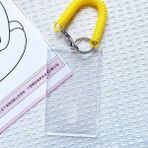Luoxinguo Sarı-S Şeffaf Şeker Renk Akrilik Kart Sahibinin Bahar Bilezik Anahtarlık Çalışma Kartı Öğrenci Kartı Kolye Dıy Fotoğraf Çerçevesi Kart Sahibinin (Yurt Dışından)