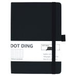Luoxinguo Siyah A5 A5 Noktalı Dizüstü A5 Dergisi A5 Dizüstü Günlüğü Fildişi Beyaz 100 Gsm Planlayıcısı Ofis Okul Malzemeleri Eskiz Defteri Kırtasiye Kitabı (Yurt Dışından) - Renkli - Defterler