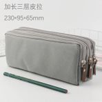 Luoxinguo Stil 2 3 Fermuarlı Kalem Kutusu Okul Malzemeleri Trousse Scolaire Kore Kırtasiye Büyük Kapasiteli Kalem Çantası Estuche Kalemlik Kalem Kutusu (Yurt Dışından) - Renkli - Kalem Çantaları