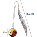 Luoxinguo Stil 2 Yin Yang Imi Reiki Sembolleri Tai Chi Kolye Ejderha Phoenix Sekiz Diyagramları Dizüstü Okuyucu Kitap Marque Sayfa Mate Işaretleyici (Yurt Dışından) - Renkli - Bookmark