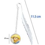 Luoxinguo Stil 4 Vincent Van Gogh Metal Kitap Ayracı - Kargalarla Buğday Tarlası - Geceleri Kafe Terası - Yıldızlı Gece - Süsen Ayçiçekleri - Güller (Yurt Dışından) - Renkli - Bookmark