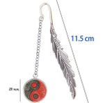 Luoxinguo Stil 6 Yin Yang Imi Reiki Sembolleri Tai Chi Kolye Ejderha Phoenix Sekiz Diyagramları Dizüstü Okuyucu Kitap Marque Sayfa Mate Işaretleyici (Yurt Dışından) - Renkli - Bookmark