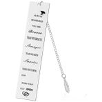 Luoxinguo Stil 7 1 Adet Narin Alaşım Metal Imi Kadın Erkek Sevgilisi Öğretmen Hediyeler Hatıra Yazı Imleri Yaprak Kolye Sayfalandırma Işareti (Yurt Dışından) - Renkli - Bookmark