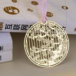 Luoxinguo Stil 7 Antika Imi Metal Kiraz Çiçeği Imi Çin Tarzı Zarif Içi Boş Imi Edebi Püskül Kolye Imi Hediye (Yurt Dışından) - Renkli - Bookmark