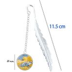 Luoxinguo Stil 8 Vincent Van Gogh Metal Kitap Ayracı - Kargalarla Buğday Tarlası - Geceleri Kafe Terası - Yıldızlı Gece - Süsen Ayçiçekleri - Güller (Yurt Dışından) - Renkli - Bookmark
