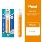 Luoxinguo Turuncu Japonya Pentel ZE82 Ruj Silgi Yaratıcı Mini Itme Tipi Geri Çekilebilir Silgi Sanat Özel Değiştirilebilir Çekirdek Sevimli Kırtasiye (Yurt Dışından) - Renkli - Eraser