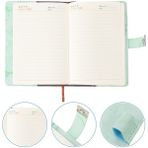 Luoxinguo Yeşil Gizli Günlük Defteri Kraft Defterler Kilitli Defter Dergisi Kilidi Şifreli Defter Kraft Kağıt Gizli Defter (Yurt Dışından) - Renkli - Not Defterleri