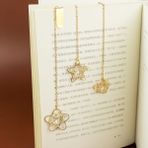 Luoxinguo Yıldız Yıldız Oymak Hayvanlar Altın Rengi Metal Kitap Ayracı Çiçek Kalp Şekli Kitap Ayracı Yaratıcı Kırtasiye Hediye (Yurt Dışından) - Renkli - Bookmark