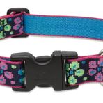 Lupine Ayarlanabilir Köpek Tasması - S/Large - Çiçek Gücü Deseni - 30,48 cm - 50,8 cm
