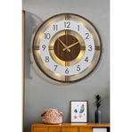 LUPOKRAFT Dekoratif Yeni Modern Mintaka Ahşap Ledli Duvar Saati 48cm