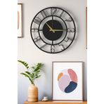 Lupokraft Dekoratif Yeni Modern Zaurak Ahşap Duvar Saati 48 cm
