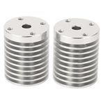 Luqeeg 2 Adet V6 Isı Emici, 1.02in Alüminyum Soğutucu Soğutucu, 3D Yazıcı Radyatörü, V6 Tüm Metal Hotend, V6 Hotend Için 3D Yazıcı Soğutucu Kiti, 0.1 0.2 3D Yazıcılar Için