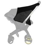 LuQiBabe Bebek güneşliği uzatma Doona araba koltuğu arabası güneşlik uzatma UV koruması 360 güneş gölge örtüsü Doona araba koltuğu kılıfı yedek bebek arabası güneş koruması