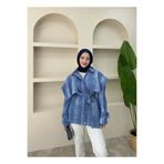 lurex moda Fermuarlı Gabardin Ceket