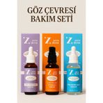 Lurji 3’lü Göz Çevresi Bakım Seti | Kafeinli Göz Serumu + C Vitamini + Hyaluronik Asit