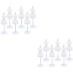 Lurrose 12 Yusufçuk Manken Insan Vücudu Modeli Origami Fondan Kalıp Giyim Modelleri Minyatür Bebek Elbise Formu Gabys Dollhouae Vücut Mücevherleri Minyatürler Mini Elbise Kemeri Beyaz