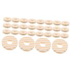 Lurrose 2 Set Köpük Yara Tahtası Teçhizat Kordon Saç Kremi Donanımcı Daire Rüzgâr Balık Hattı Tutucuları Köpük Misina Saran Plakası Olta Klip Sahipleri Misina Için Sarma Tahtası 100 Adet*2