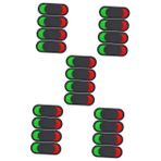 Lurrose 5 Set Kimlik Plakası Postalamak Gelenek Dolu Tuvaletler Şövale Kapı Işareti Kaydırıcı Kapı Kolları Işareti Otel Kapı Işaretleri Ofis Için Gösterge Işareti Pleksiglas Black 4 Adet*5