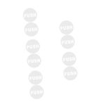 Lurrose 5 Takım Kapı Sticker Poster Araba Pencere Çıkartmaları Kapı Kolu Sticker Burcu Kapalı Çıkartmalar Çocuklar Için Pencere Tutunur Açık Kapı Çıkartmaları Salon Kapı Kolları 2 adet * 5
