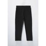 Lusana 8432 11-15 Yaş Erkek Beli Lastikli Siyah Okul Pantolonu - 12 Yaş