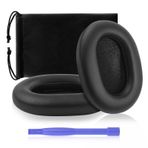 Lusgawer WH-1000XM5 Sony WH-1000XM5 (WH1000XM5) Gürültü Önleyici Kulaklıklar, Gürültü Yalıtımlı Bellek Köpüğü ile Kulak Pedleri Minderleri (Siyah)