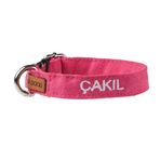Lusi Doog İsimli Kedi Tasması Kedi Boyun Tasması Ayarlanabilir (CHARM DAHİL DEĞİL) (Pembe)