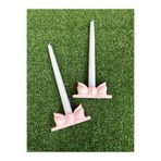 Lusora Design Pinterest Tasarımı 2 Adet Pürüzsüz Fiyonk Şamdan - Pembe