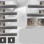 Lusso Inox 5 Adet Oda 2 Adet Wc Kare Rozetli Kapı Kolu Set