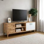Lusso Modern Ayaklı Tv Ünitesi Alt Modül - Atlantik Çam