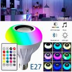 LustLove PARTİ AMPULÜ LED Muzikli Ampul / Uygulama Kontrollü ve Kumandalı Bluetooth Işıklı 7W LED Ampul ve Hoparlör