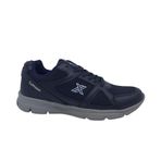 Lutton 587 Unisex Lacivert Bağcıklı File Yürüyüş Koşu Spor Ayakkabı