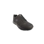 Luttoon 4154-24 Deri Anatomik Hafıza Taban Kadın Sneaker Siyah Füme