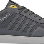 Luttoon 4189-24 Deri Anatomik Hafıza Taban Kadın Sneaker Füme Sarı