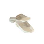 luuq shoes RONY Taşlı Fileli Burnu Kapalı Kadın Terlik