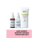 Luv it! Yoğun Nemlendirici Serum + C Vitamini Serumu + Centella Özlü Leke Kremi