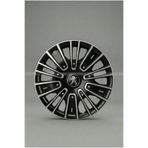 luvak PEUGEOT 301 Uyumlu JantKapağı - 15 İnç - 1 Takım (4 adet) - Çelik görünümlü 1130R15