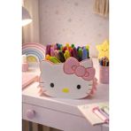 Luvena Hello Kitty Kalemlik Organizer Masaüstü Kalem Kutusu Kız Çocuk Sevimli Kırtasiye Düzenleyici