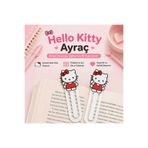 Luvena Hello Kitty Kitap Ayracı Kawaii Sevimli Tasarım Okul Ofis Hediye Kırtasiye Ürünü ( 4 Adet )