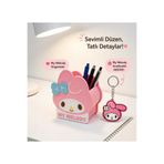 Luvena My Melody Kawaii Kalemlik Masaüstü Organizer Sevimli Kalem Kutusu Ofis Düzenleyici