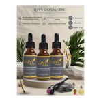 Luvi LUVİ Besleyici, Onarıcı Saç ve Sakal Çıkartıcı 4 Lü Set (3 Adet 50 Ml Serum + Dermaroller)