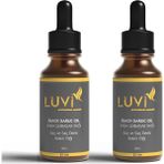 Luvi Yıpranmış ve Dökülen Saçlara Özel Kara Sarımsak Yağı 2'li Set 50 ml + 50 ml