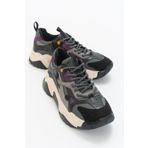 LuviShoes 98-65137 Lecce Siyah Mor Multi Kadın Spor Ayakkabı