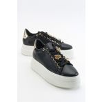 LuviShoes Ater Siyah Kadın Spor Ayakkabı