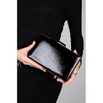 Luvishoes Destıny Siyah Rugan Kadın Abiye Çanta Siyah