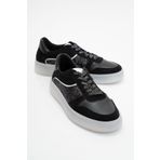 LuviShoes FELİPE Siyah Cam Kırığı Kadın Spor Ayakkabı