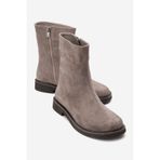 LuviShoes LUCANO Vizon Süet Hakiki Deri Kadın Bot